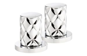 Abode Kite Deck Mounted Panel Valves - Chrome