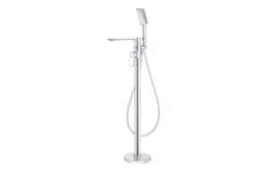Abode Levarto Floor Standing Bath Shower Mixer - Chrome
