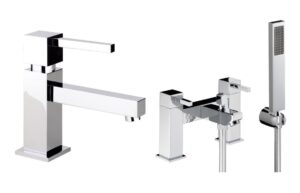 Abode Zeal Pack Offer 2 (Basin Mixer & Bath/Shower Mixer) - Chrome