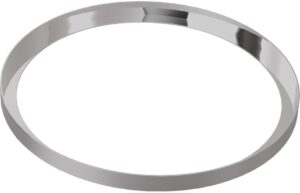 Abode Cava Round Basin Plinth - Chrome