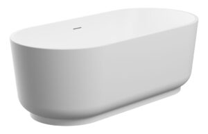 Ludlow Freestanding 1685x804mm 0TH Bath - Matt White