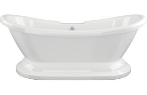 Grace Freestanding 1760x700x720mm 2TH Bath w/Base - White