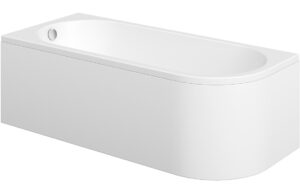 Sarasota J Shape 1500x725x600mm 0TH Bath w/Legs (LH)