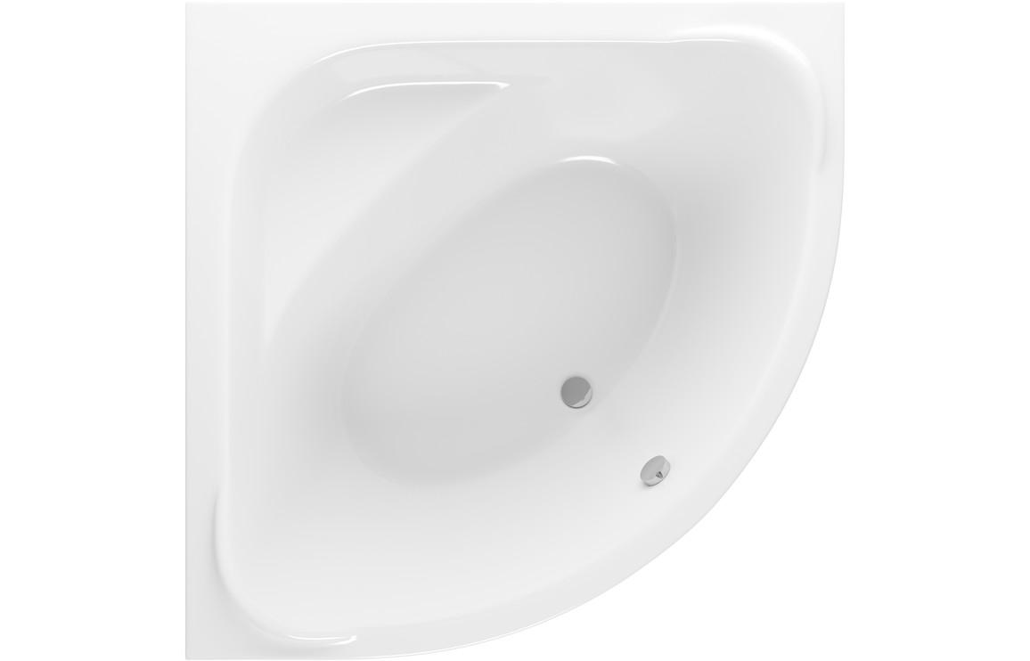Tybee Standard 1350x1350x620mm 0TH Corner Bath w/Legs