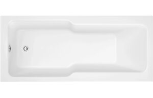 Ocala Straight 1700x750x550mm 0TH "C" Shower Bath w/Legs