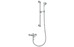 Berwick Concentric Single Outlet Shower Valve & Riser Kit Pack 1 - Chrome