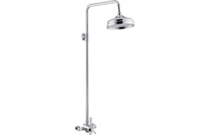 Berwick Concentric Single Outlet Shower Valve & Overhead Kit Pack 2 - Chrome