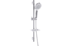 Aurora Round Push Button Shower Kit