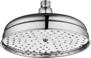 Berwick 200mm Round Traditional Showerhead - Chrome