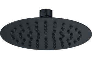 Aurora 200mm Round Ultraslim Showerhead - Matt Black