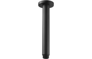 Aurora 180mm Round Ceiling Arm - Matt Black