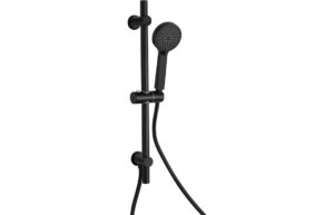 Aurora Round Riser Rail Kit w/Elbow & 3 Mode Handset - Matt Black