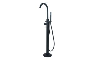 Pescara Floor Standing Bath/Shower Mixer - Matt Black