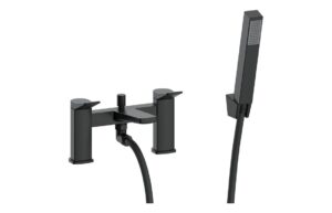 Nancy Bath/Shower Mixer & Bracket - Matt Black