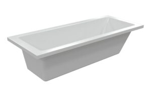 Navarre Square Single End 1500x700x550mm 0TH Bath w/Legs
