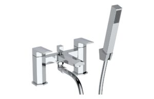 Roda Bath/Shower Mixer & Bracket - Chrome