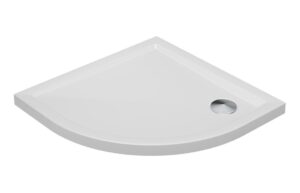 40mm Low Profile Quadrant Tray & Waste - White