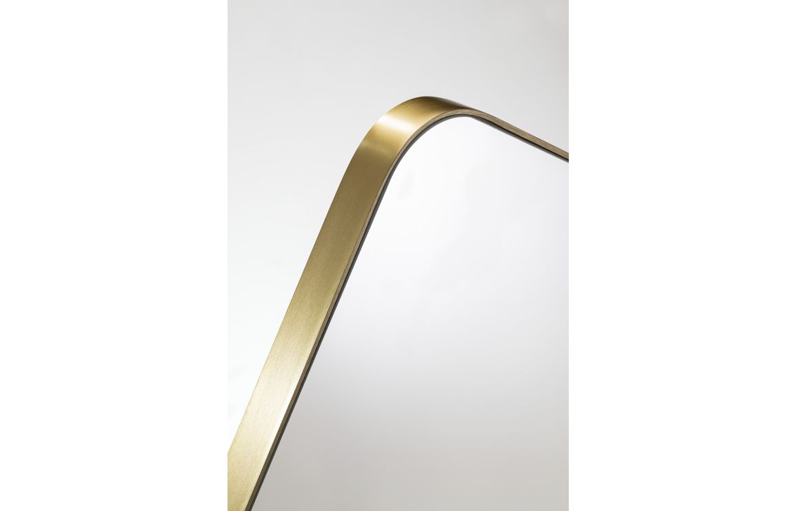 Abode Mayar 450x900mm Tablet LED Mirror - Brushed Brass - Image 4