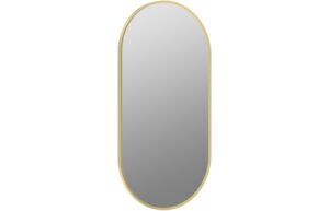 Kenji 800x400mm Oblong Mirror - Brushed Brass