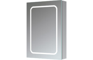 Rika 500mm 1 Door Front-Lit LED Mirror Cabinet