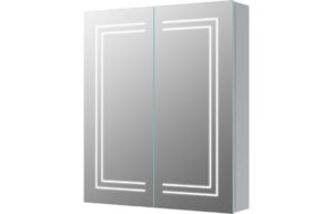 Suki 600mm 2 Door Front-Lit LED Mirror Cabinet
