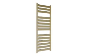 Quadris Straight Ladder Radiator - Brushed Brass