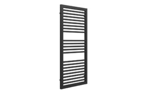 Zyra Straight Square Ladder Radiator (500x1228x30mm) - Matt Black