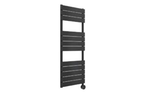 Trend Electric Square Ladder Radiator (500x1200x50mm) - Matt Black