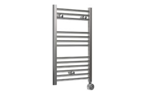 Tivor Electric Straight Ladder Radiator - Chrome