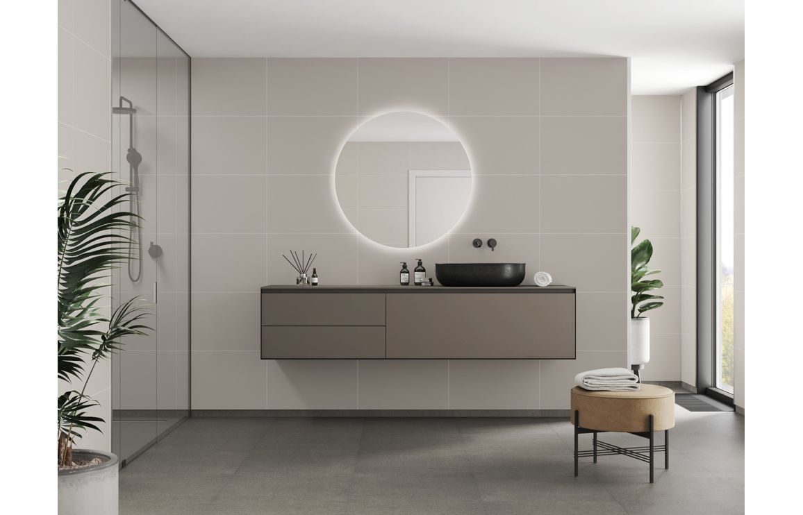 Fibo Contemporary - Warm Grey (Tile Effect) - Image 2