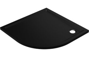 40mm Low Profile Quadrant Tray & Waste - Matt Black