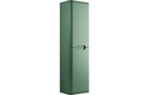 Lambra 350mm 2 Door Wall Hung Tall Unit - Matt Sage Green