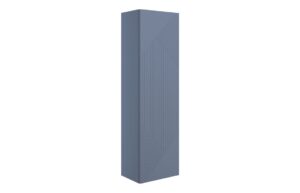 Ligne 350mm Wall Hung 1 Door Tall Unit - Matt Smoke Blue