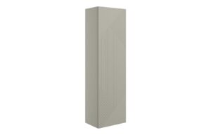Ligne 350mm Wall Hung 1 Door Tall Unit - Matt Oat