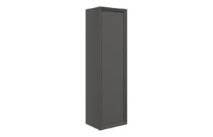 Push 345mm Wall Hung 1 Door Tall Unit - Matt Clay