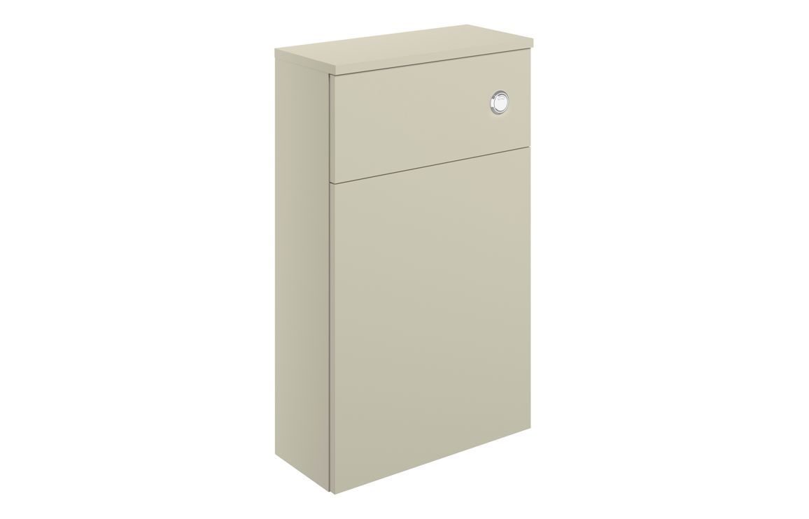 Push 503mm Floor Standing WC Unit - Matt Cotton