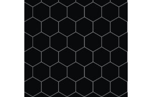 Fibo Urban - Black Silk (Hexagonal)