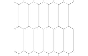 Fibo Urban - Denver White (Elongated Hexagonal)