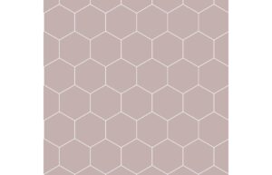 Fibo Urban - Dusky Pink (Hexagonal)