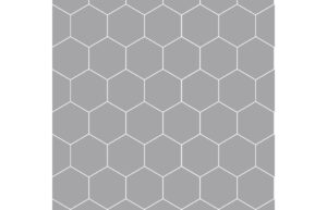 Fibo Urban - Medium Grey (Hexagonal)