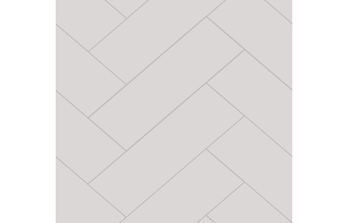 Fibo Urban - White Silk (Herringbone)