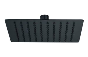 Cosmic 200mm Square Ultraslim Showerhead - Matt Black
