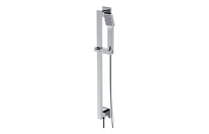 Cosmic Square Riser Rail Kit w/Elbow & Handset - Chrome