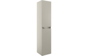 Carino 300mm 2 Door Wall Hung Tall Unit - Matt Latte