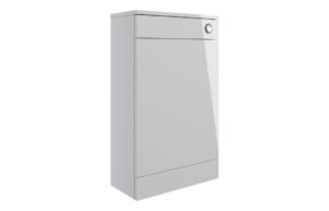 Volta 500mm Floor Standing WC Unit - Grey Gloss