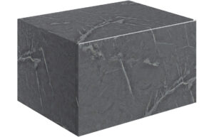 Natural 600mm Wall Hung Storage Drawer - Grey Marble