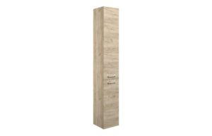 Volta 350mm Floor Standing 2 Door Tall Unit - Oak