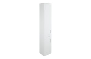 Vista 350mm 2 Door, 1 Drawer Tall Unit - White Gloss