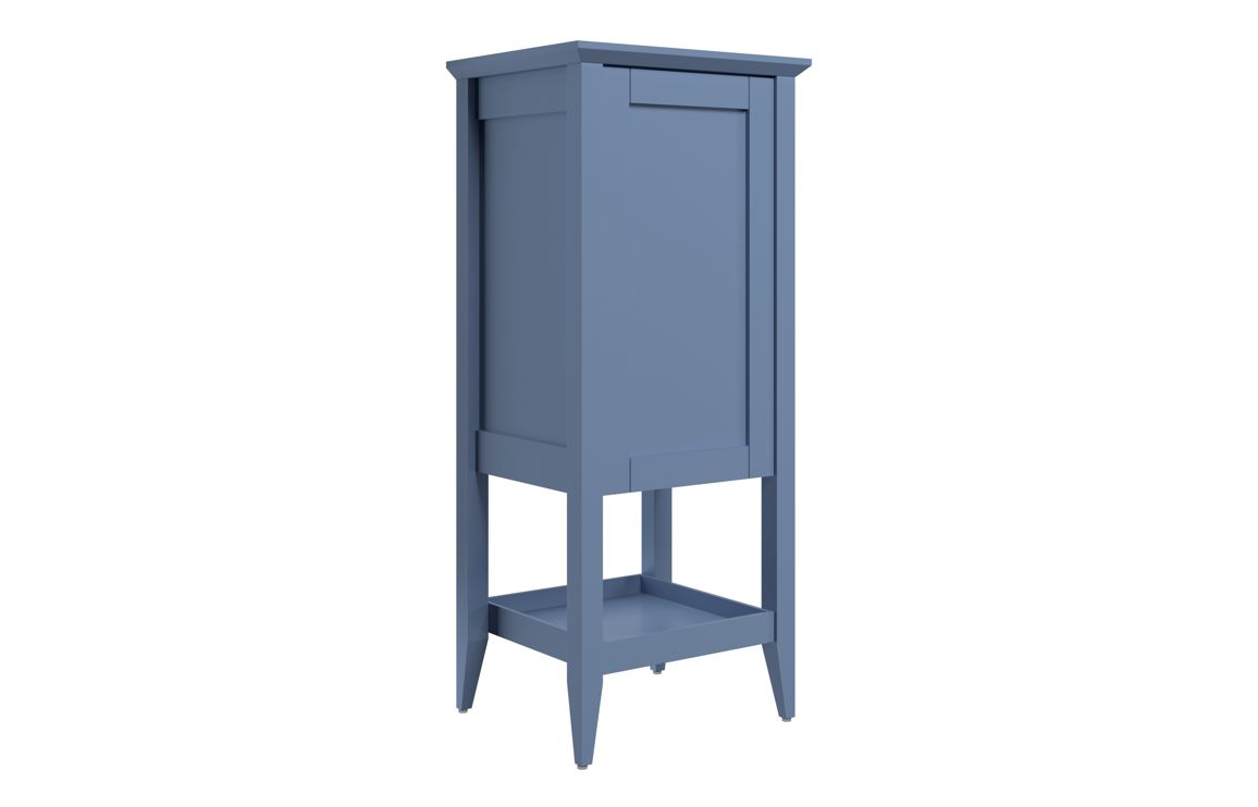 Dion 470mm Floor Standing 1 Door Midi Boy Unit - Matt Misty Blue