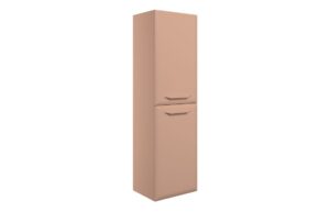 Mika 400mm Wall Hung 2 Door Midi Boy Unit - Matt Apricot